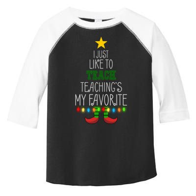 I Just Like To Teach, Teachings My Favorite Toddler Fine Jersey T-Shirt