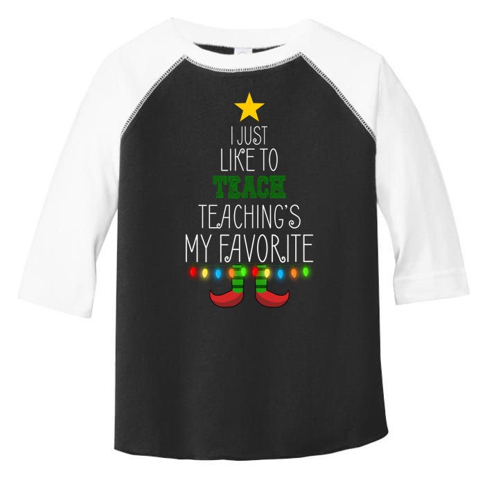 I Just Like To Teach, Teachings My Favorite Toddler Fine Jersey T-Shirt