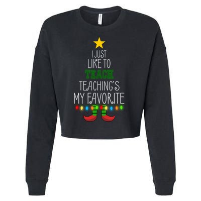 I Just Like To Teach, Teachings My Favorite Cropped Pullover Crew