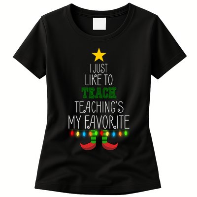 I Just Like To Teach, Teachings My Favorite Womens T-Shirt