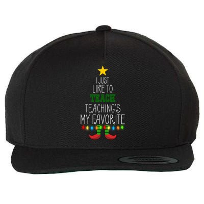 I Just Like To Teach, Teachings My Favorite Wool Snapback Cap