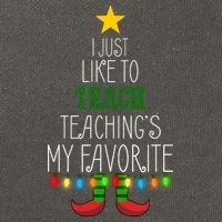 I Just Like To Teach, Teachings My Favorite Cotton Canvas Backpack