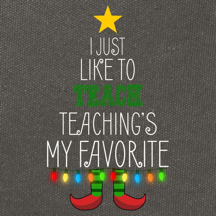 I Just Like To Teach, Teachings My Favorite Cotton Canvas Backpack