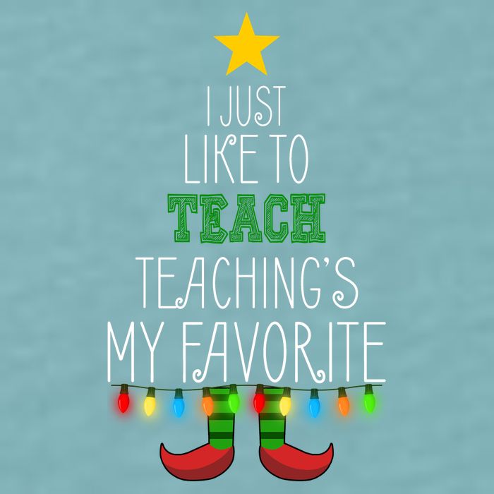 I Just Like To Teach, Teachings My Favorite Sueded Cloud Jersey T-Shirt