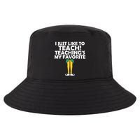 I Just like to Teach Teaching's My Favorite Elves Cool Comfort Performance Bucket Hat