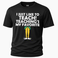 I Just like to Teach Teaching's My Favorite Elves Performance Shirt