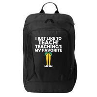 I Just like to Teach Teaching's My Favorite Elves City Backpack
