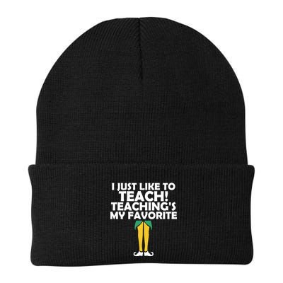 I Just like to Teach Teaching's My Favorite Elves Beanie