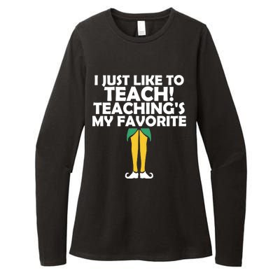 I Just like to Teach Teaching's My Favorite Elves Womens CVC Long Sleeve Shirt