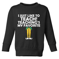 I Just like to Teach Teaching's My Favorite Elves Toddler Sweatshirt