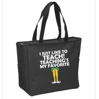 I Just like to Teach Teaching's My Favorite Elves Zip Tote Bag