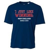 I Just Like Winning New England Cooling Performance Crew T-Shirt