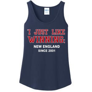 I Just Like Winning New England Ladies Essential Tank