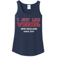 I Just Like Winning New England Ladies Essential Tank