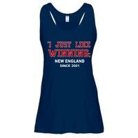 I Just Like Winning New England Ladies Essential Flowy Tank