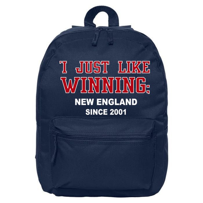 I Just Like Winning New England 16 in Basic Backpack