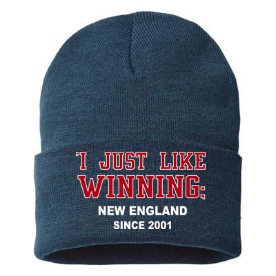 I Just Like Winning New England Sustainable Knit Beanie