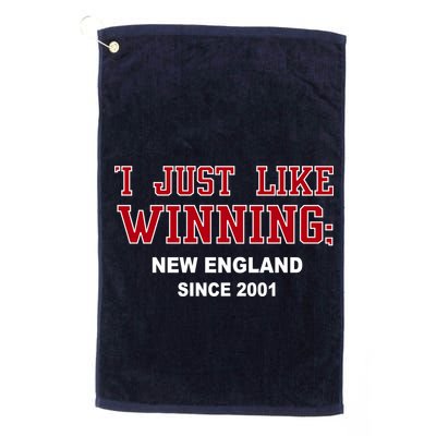I Just Like Winning New England Golf Towel