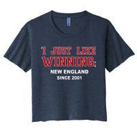 I Just Like Winning New England Women's Crop Top Tee