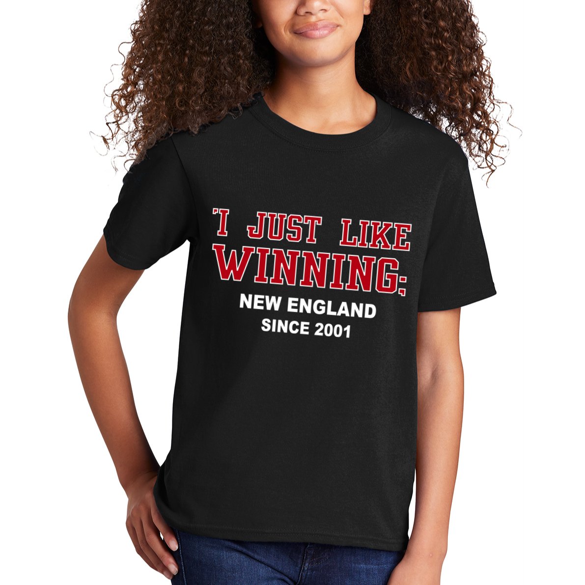 I Just Like Winning New England Kids T-Shirt