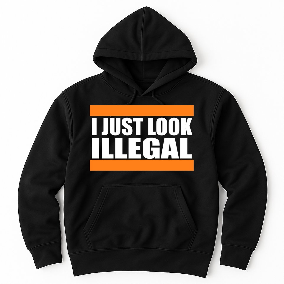 I Just Look Illegal Box Hoodie