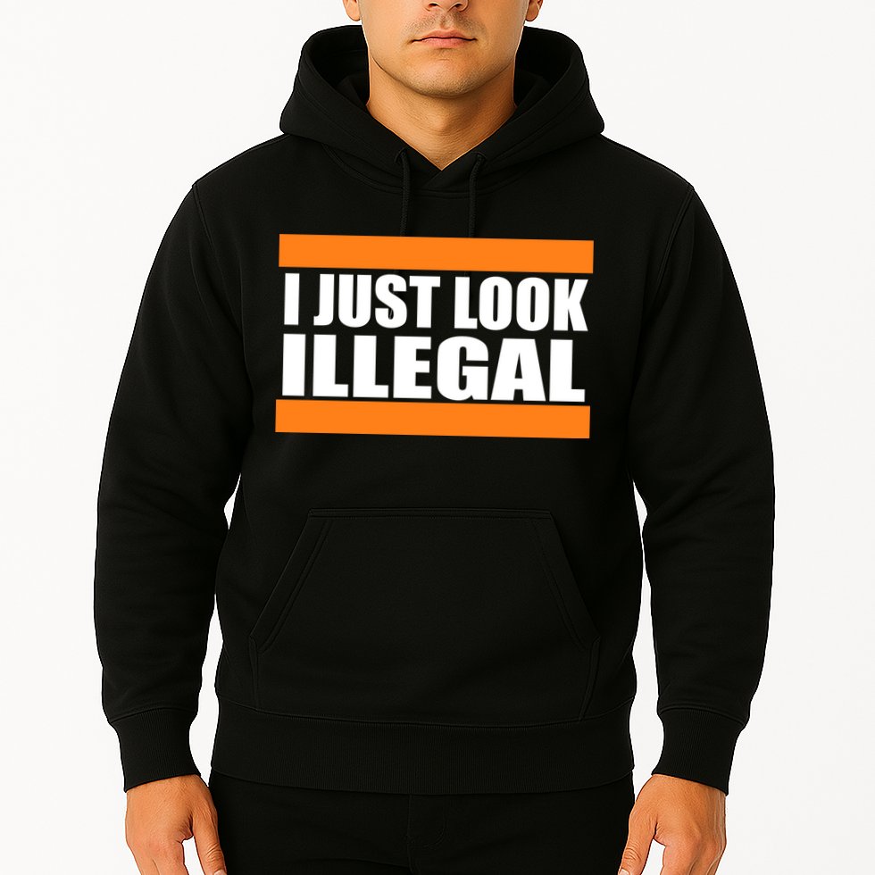 I Just Look Illegal Box Hoodie