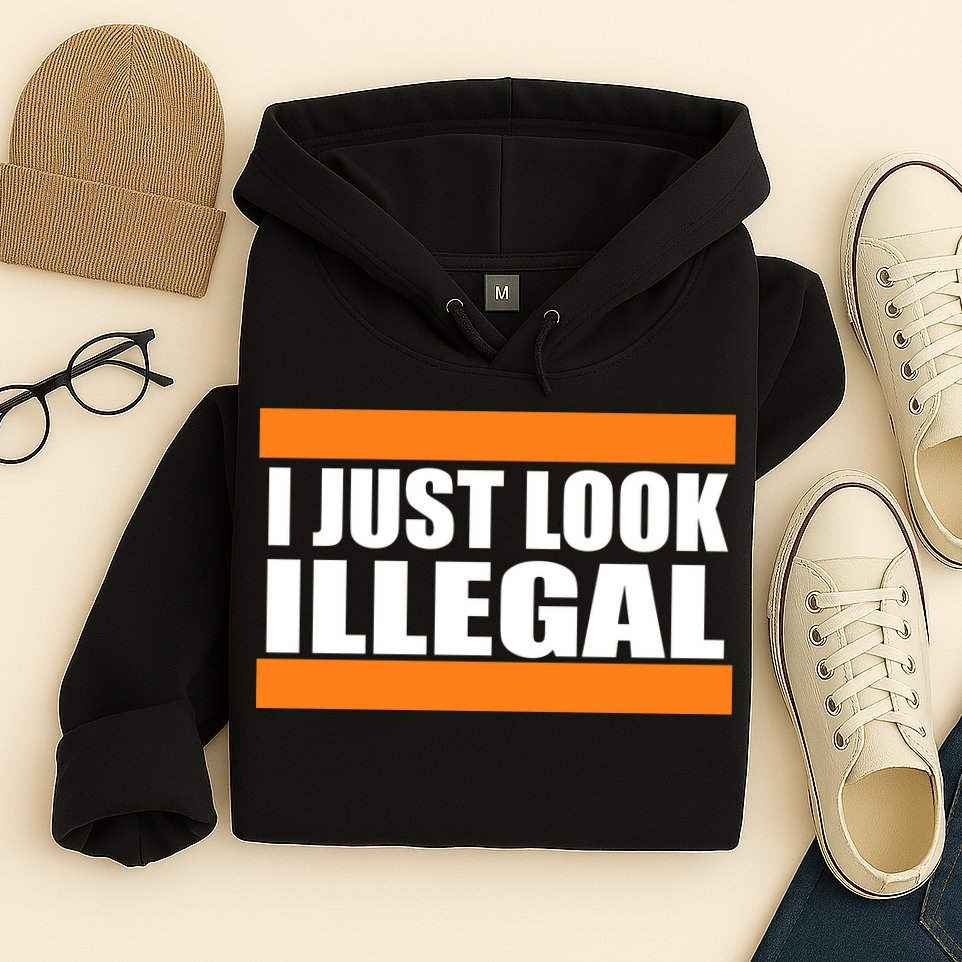 I Just Look Illegal Box Hoodie