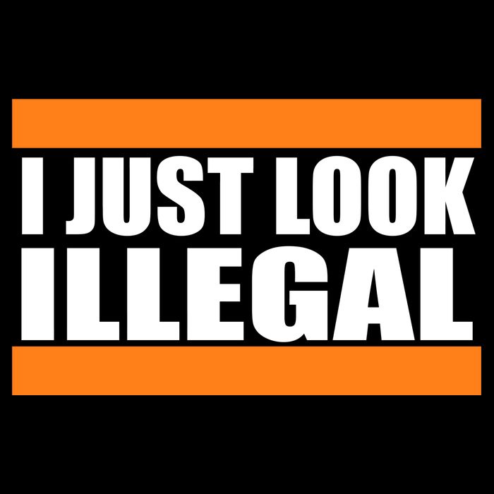 I Just Look Illegal Box Apron