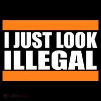 I Just Look Illegal Box Magnet