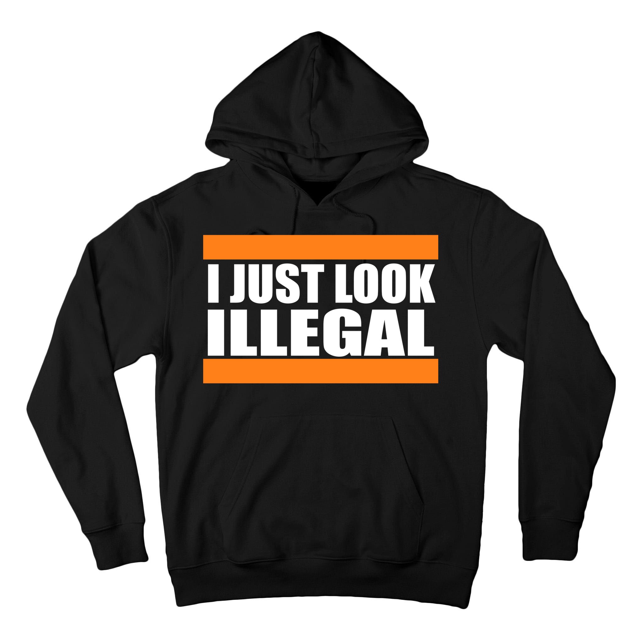 I Just Look Illegal Box Tall Hoodie