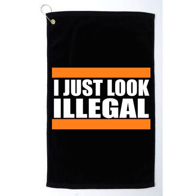 I Just Look Illegal Box Platinum Collection Golf Towel