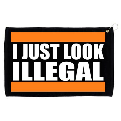 I Just Look Illegal Box Grommeted Golf Towel