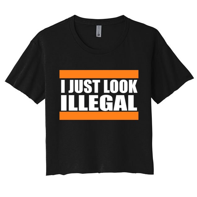 I Just Look Illegal Box Crop Top