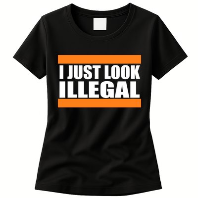 I Just Look Illegal Box Womens T-Shirt