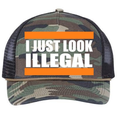 I Just Look Illegal Box Retro Rope Trucker Hat Cap