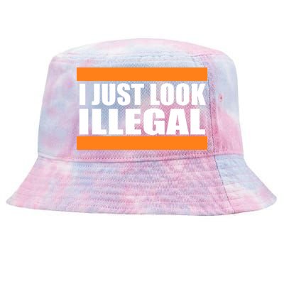 I Just Look Illegal Box Tie-Dyed Bucket Hat