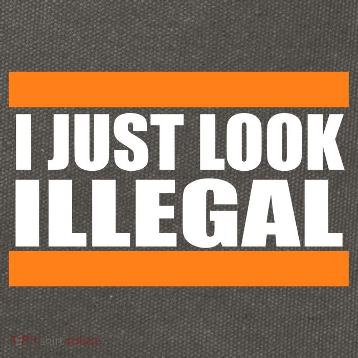 I Just Look Illegal Box Cotton Canvas Backpack