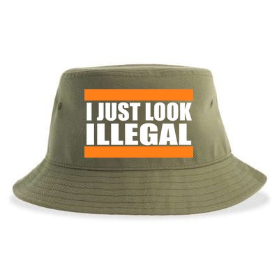 I Just Look Illegal Box Sustainable Bucket Hat