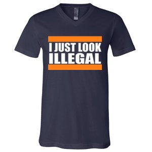 I Just Look Illegal Box V-Neck T-Shirt