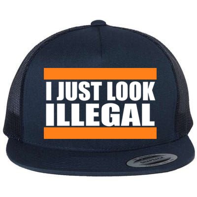 I Just Look Illegal Box Flat Bill Trucker Hat