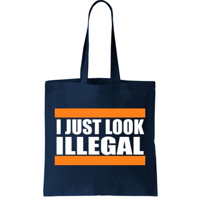 I Just Look Illegal Box Tote Bag