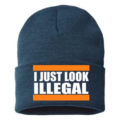 I Just Look Illegal Box Sustainable Knit Beanie