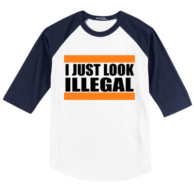 I Just Look Illegal Box Baseball Sleeve Shirt