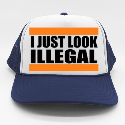 I Just Look Illegal Box Trucker Hat