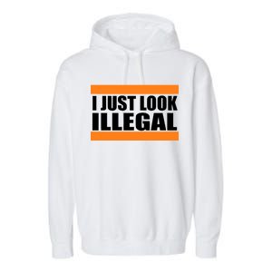 I Just Look Illegal Box Garment-Dyed Fleece Hoodie