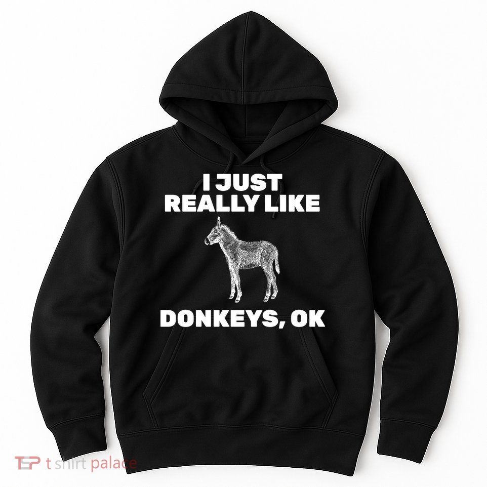 I Just Really Like Donkeys Ok Hoodie