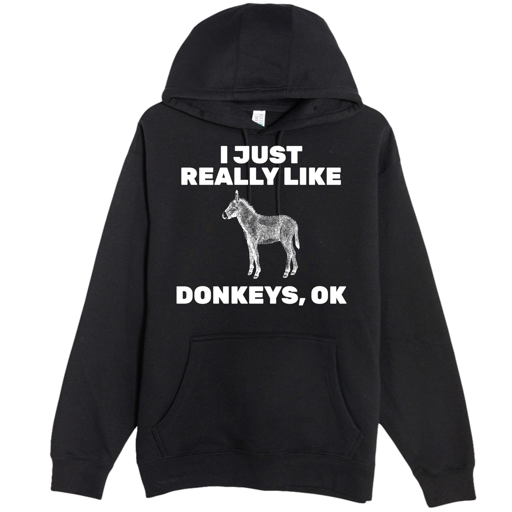 I Just Really Like Donkeys Ok Premium Pullover Hoodie