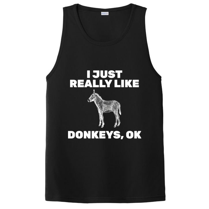I Just Really Like Donkeys Ok PosiCharge Competitor Tank