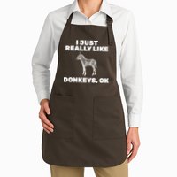 I Just Really Like Donkeys Ok Apron