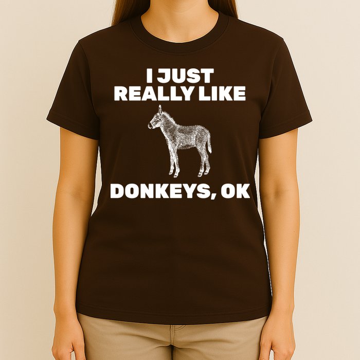 I Just Really Like Donkeys Ok T-Shirt